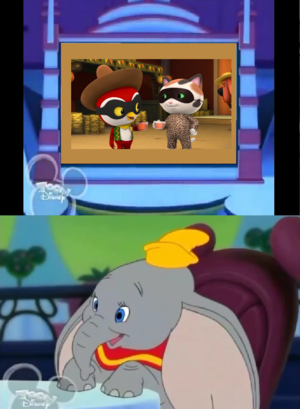 Dumbo Watching Meme