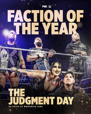  Faction of the năm 2023 | The Judgment Day: Rhea, Damian, Finn, Dominik and JD