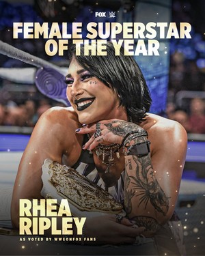 Female Superstar of the год 2023: Rhea Ripley