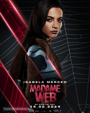 Isabela Merced as Anya Corazon / Araña | Madame Web (2024) Vietnamese movie poster