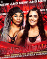 Katana Chance and Kayden Carter the new WWE Women’s Tag Team Champions - wwe photo
