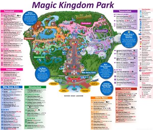  Magic Kingdom Park Resort Map