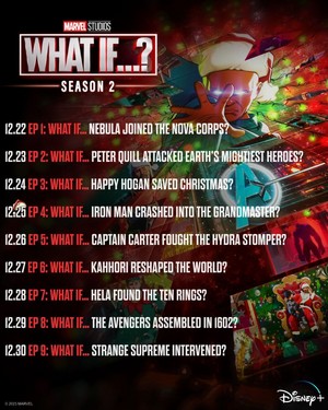 Marvel Studios' What if | Season 2 release dates
