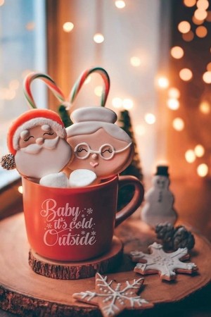  Merry and Bright...'cheers'☕🤶🎅