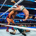 Pete Dunne and Tyler Bate vs Pretty Deadly | Friday Night Smackdown | January 19, 2024 - wwe photo