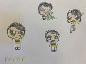  Powerpuff Girls/Gender Bender - Bruiser oleh RohanArtLife
