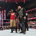R-Truth with The Judgment Day: Damian, Finn, JD and Dominik | Monday Night Raw | December 11, 2023 - wwe photo