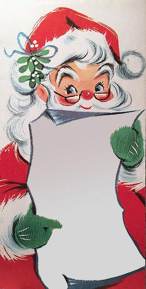  Santa: checking it twice 🎅
