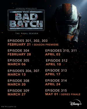  星, 星级 Wars: The Bad Batch | The Final Season | Mark your calendars
