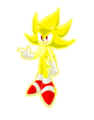 Super Sonic (Sonic Frontiers The Final Horizon) by SEGA and Sonic Team. - sonic-the-hedgehog fan art