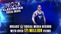 The Rock Breaks Social Media Record with over 171 Million Views - wwe photo