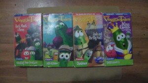 VeggieTales Bible Story Collection VHS Set
