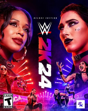 WWE2K24's cover Superstars: Rhea Ripley and Bianca Belair