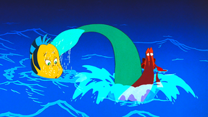  Walt 디즈니 Screencaps - Flounder, Princess Ariel & Sebastian