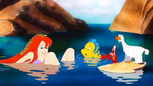 Walt Disney Screencaps – Princess Ariel, Flounder, Sebastian & Scuttle