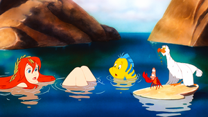  Walt Дисней Screencaps – Princess Ariel, Flounder, Sebastian & Scuttle