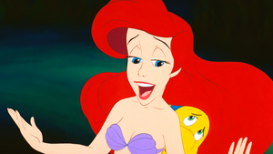  Walt Disney Screencaps – Princess Ariel & cá bơn, bồ câu