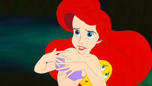  Walt Disney Screencaps – Princess Ariel & menggelepar, flounder