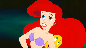  Walt Disney Screencaps – Princess Ariel & menggelepar, flounder