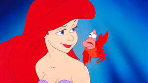 Walt Disney Screencaps – Princess Ariel & Sebastian