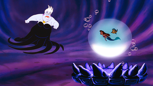  Walt disney Screencaps – Ursula, Princess Ariel & linguado, solha