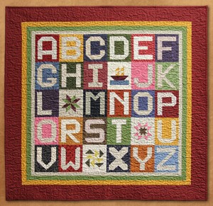 Alphabet quilt, Quilts, Small quilts