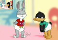 Baby Bugs and Daffy - bugs-bunny-and-duffy-duck photo