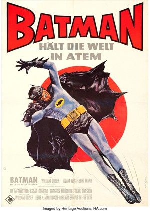  batman '66 | Vintage Poster (German) 20th Century raposa (1966)