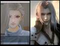 Blue Reflection Sun Yusuke Shijō, Final Fantasy VII 7 Sephiroth, Character similarities comparison  - anime photo