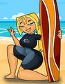 Bridgette The Surfer - total-drama-island fan art
