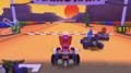 Check out that beautiful sunset! - mario-kart photo