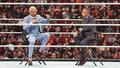 Cody Rhodes and Michael Cole | Monday Night Raw | March 11, 2024 - wwe photo