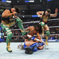 Dragon Lee vs Santos Escobar with Angel and Burto | Friday Night Smackdown | March 15, 2024 - wwe photo
