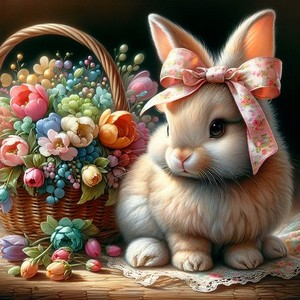  Easter wishes for u my easter bunny Caroline🐰🐤🍫🌸🥚