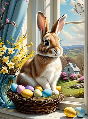  Easter wishes for Du my easter bunny Caroline🐰🐤🍫🌸🥚