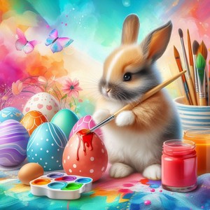  Easter wishes for Ты my easter bunny Caroline🐰🐤🍫🌸🥚