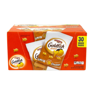  Goldfish Baked Snack Crackers, Cheddar, 1.5