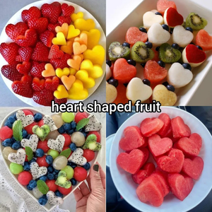  Heart-shaped buah-buahan 💖