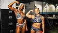 Jade Cargill and Ivy Nile | Behind the scenes of the 2024 Royal Rumble - wwe photo