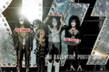 KISS (NYC) April 16 1996 (Reunion press conference aboard the USS Intrepid) - kiss photo