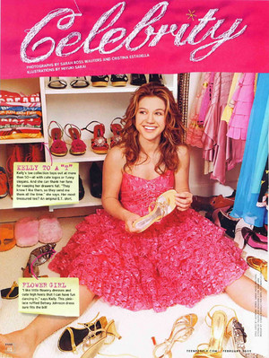  Kelly Clarkson in Teen People February 2005 magazine photoshoot