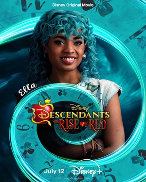  مورگن Dudley as Ella | Descendants: The Rise Of Red | Character poster