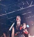 Paul Stanley ~Roseville, Michigan...March 4, 1989 (One Live KISS) - kiss photo
