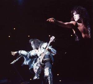  Paul and Gene ~Osaka, Japan...March 29, 1977 (Rock and Roll Over Tour)
