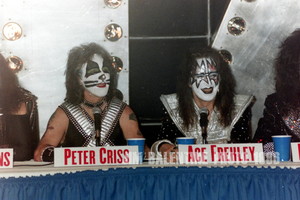 Peter and Ace (NYC) April 16 1996 (Reunion press conference aboard the USS Intrepid)
