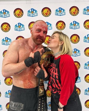 Renee Paquette and Jon Moxley | AEW