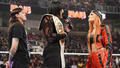 Rhea Ripley, Dominik Mysterio and Becky Lynch | Monday Night Raw | February 26, 2024 - wwe photo
