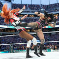 Rhea Ripley vs. Becky Lynch | WWE Women's World Championship | WrestleMania XL | April 6, 2024 - wwe photo