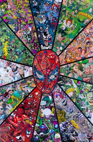  Spider-Man 🕷 'Marvel Portrait Series' oleh Mr Garcin