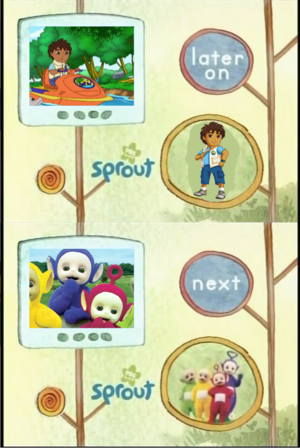  Sprout Later On GDG, Weiter Teletubbies